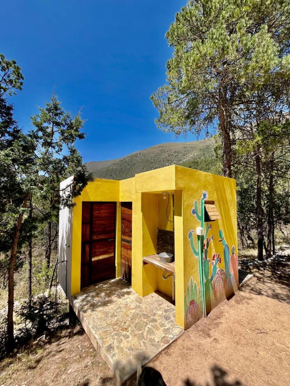 Camping En La Sierra De Arteaga Los Lirios Extérieur photo
