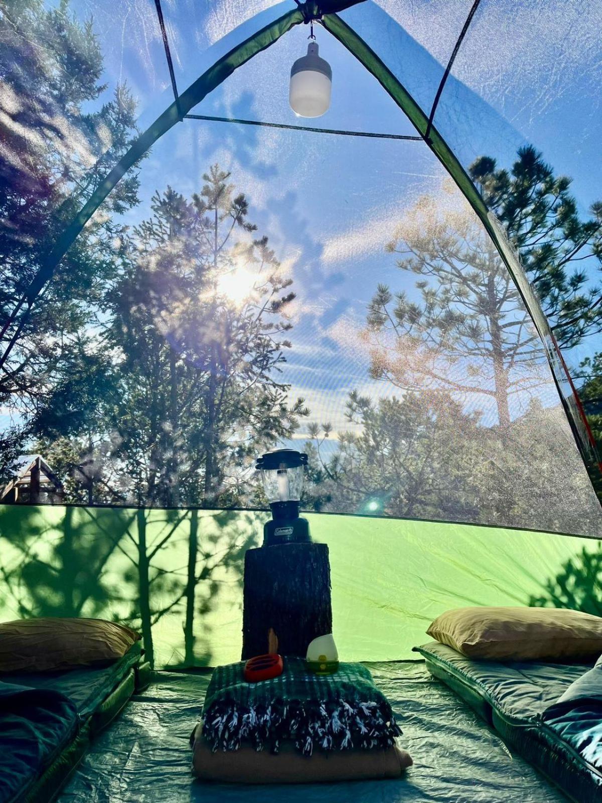 Camping En La Sierra De Arteaga Los Lirios Extérieur photo
