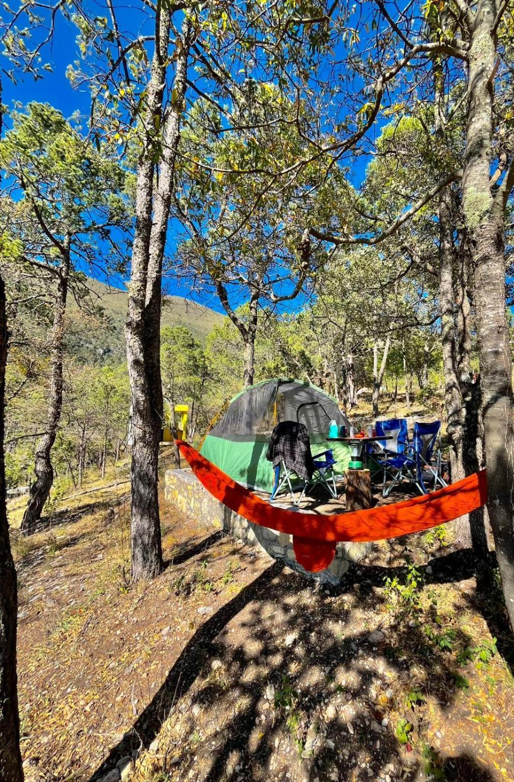 Camping En La Sierra De Arteaga Los Lirios Extérieur photo